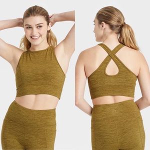 JoyLab Cozy Spacedye Longline Bra 💚